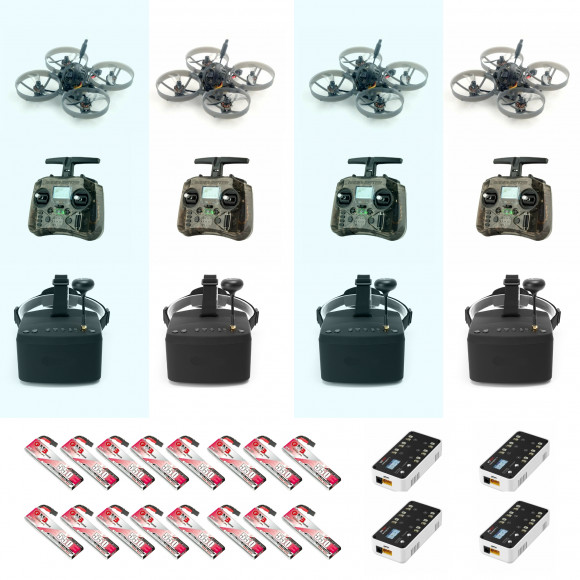 Образовательный комплект БПЛА TINY WHOOP «ВУП» класс 75 мм на 4 человека